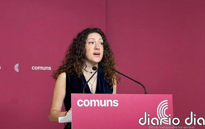 Los Comuns celebran que Irene Montero "dé a entender" que quiere una candidatura unitaria