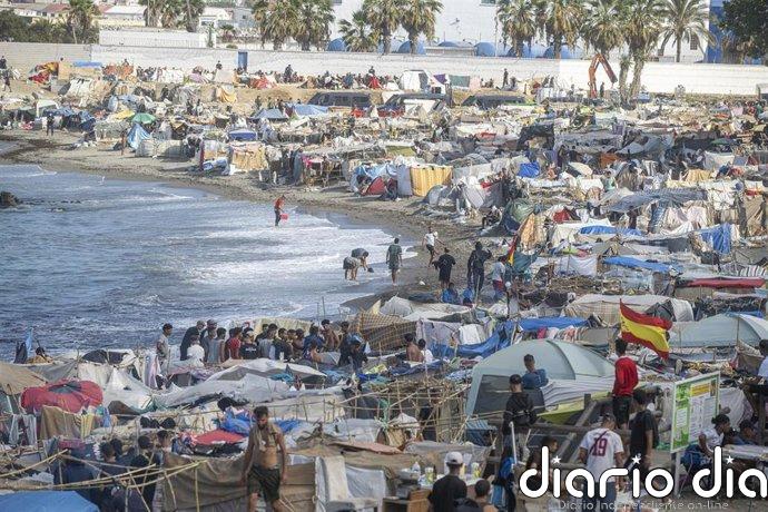 Los órganos judiciales de Ceuta han abierto 37 procedimientos por agresión sexual tras la entrada masiva de migrantes