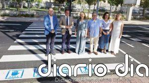 Los pasos de cebra de los entornos de los colegios de Salamanca incorporan pictogramas