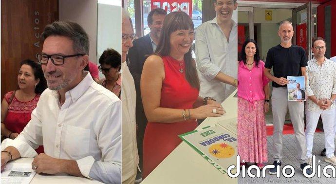 Los tres precandidatos a la Alcaldía de Córdoba logran los avales para disputar las primarias del PSOE