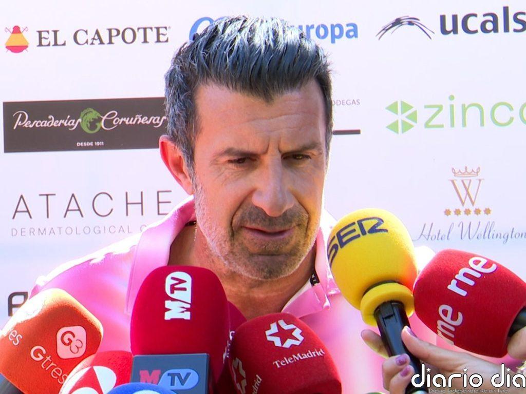 Luis Figo, en uno de sus mejores momentos: "Tengo una familia maravillosa"