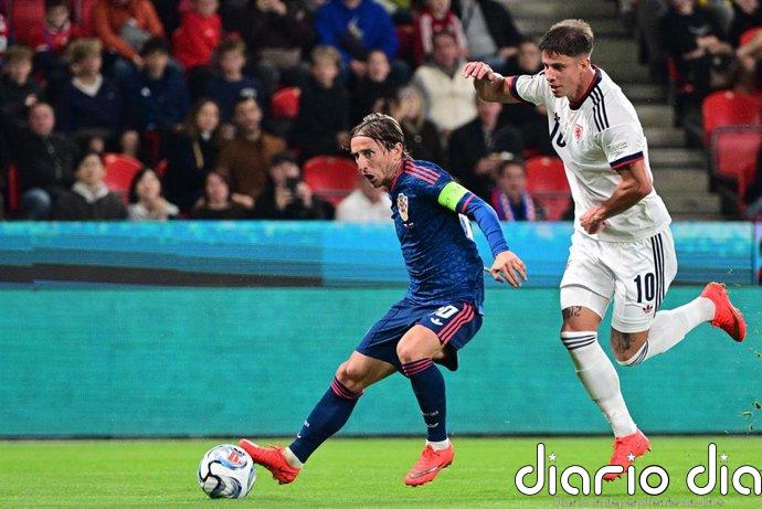 Luka Modric abre la victoria croata en Chequia y Suiza golea fuera de casa a Macedonia del Norte