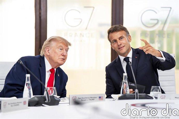 Macron aborda con Trump "soluciones diplomáticas" sin "acuerdo global" para reabrir el estrecho de Ormuz