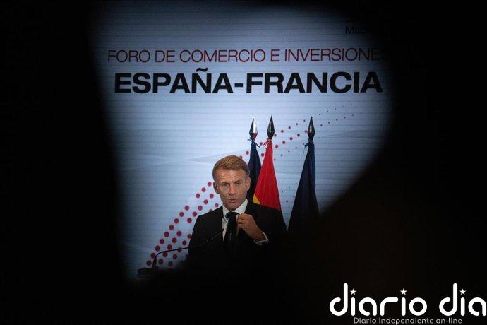 Macron alerta de la dependencia de China y cifra en 1.000 millones diarios el déficit comercial europeo