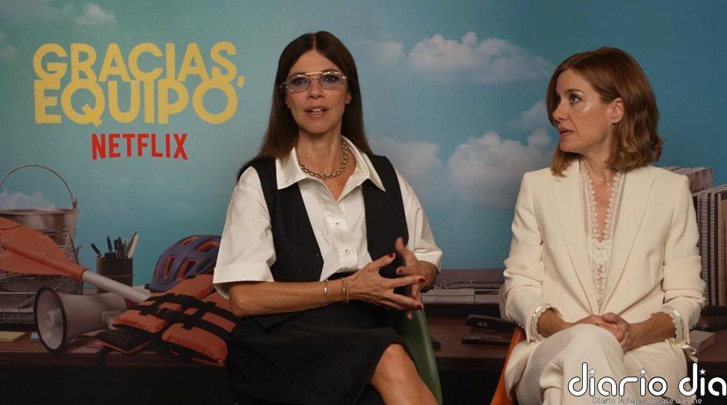 Maribel Verdú presenta 'Gracias, equipo', una sátira sobre la precariedad laboral que podría ser "una peli de terror"