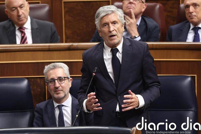 Marlaska sigue elogiando la "cooperación" de Marruecos: abortó 174 intentos de entrada en Ceuta en agosto
