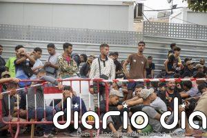 Más de 860 migrantes de Ceuta son ubicados en una nueva instalación temporal acondicionada