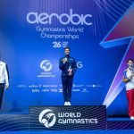 Miquel Mañé se proclama en Pamplona campeón del mundo de gimnasia aeróbica por tercera vez