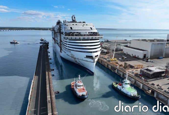 MSC Cruceros bota el 'MSC World Atlantic', su nuevo buque insignia para el mercado estadounidense