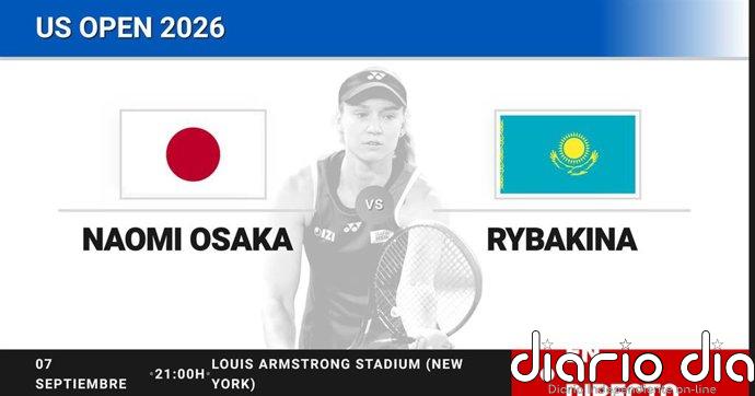 Naomi Osaka - Elena Rybakina, en directo hoy: sigue el partido de US Open WTA