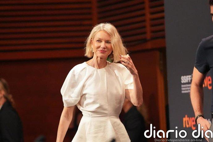 Naomi Watts, Premio Donostia, destaca que el cine es, "ahora más que nunca, un medio muy potente para contar historias"