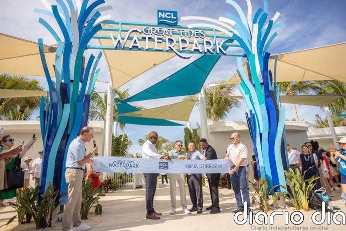 Norwegian Cruise Line estrena el parque acuático Great Tides Waterpark en Bahamas