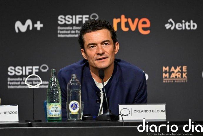 Orlando Bloom regresa a San Sebastián: "No puedes construir personajes si estás desconectado del mundo"