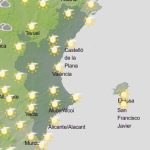 Otro domingo de calor en la Comunitat: se esperan temperaturas significativamente elevadas en el interior y prelitoral