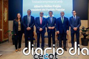 Panés (Cecot) expone ante Feijóo su preocupación por el absentismo laboral y la "presión fiscal"