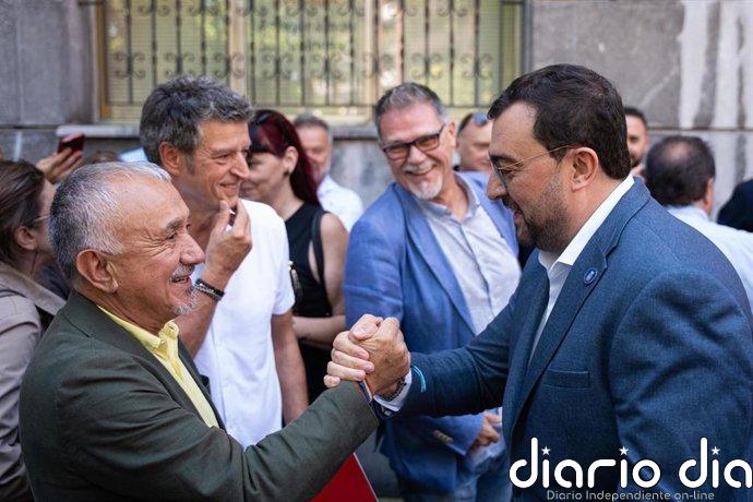 Pepe Álvarez (UGT) reivindica que Asturias lidere la industria de la defensa en el país: "España se lo debe"