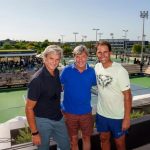 Rafa Nadal presencia la jornada de octavos de final del VIII Rafa Nadal Open by Movistar