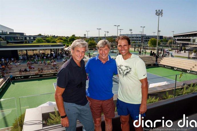 Rafa Nadal presencia la jornada de octavos de final del VIII Rafa Nadal Open by Movistar