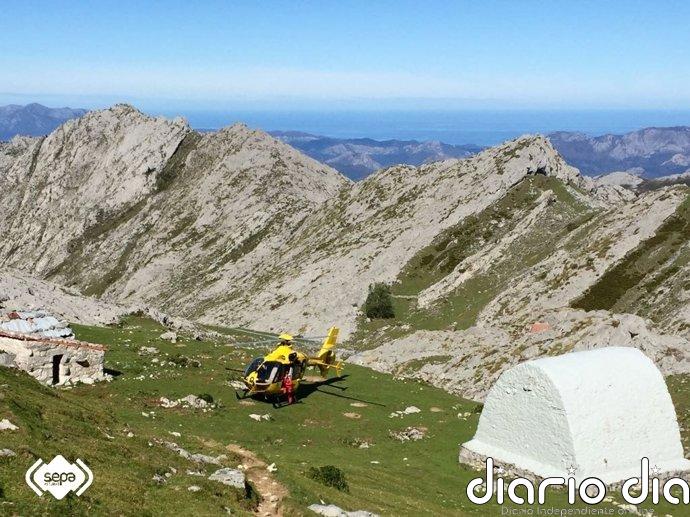 Rescatadas tres personas en Cabrales, Quirós y Cangas de Onís