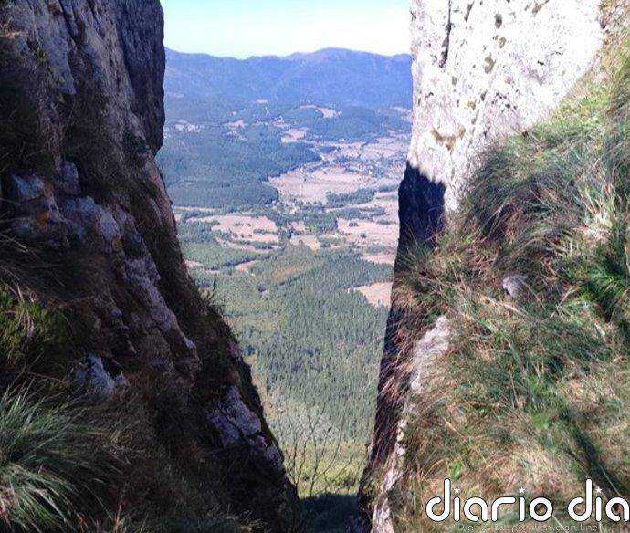 Rescatado un senderista enriscado en el Portillo de Avellaneda, en Valle de Mena (Burgos)