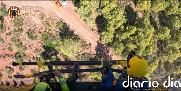 Rescatan a una ciclista lesionada en Monte Picayo, en Puçol