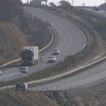 Retenciones kilométricas a causa de un accidente en el túnel de Aguadulce en la A-7 sentido Almería