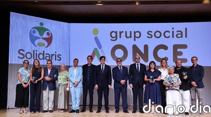 RTVE y el Ayuntamiento de Terrassa (Barcelona), galardonados en los Premios Solidarios ONCE 2026