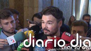 Rufián acusa a Sánchez de mentir en Ceuta, pero no se cree la tesis "conspiranoica" del chantaje de Marruecos