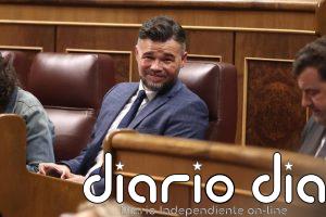 Rufián insiste en pedir una candidatura común de la izquierda alternativa y dice que aún "hay tiempo"