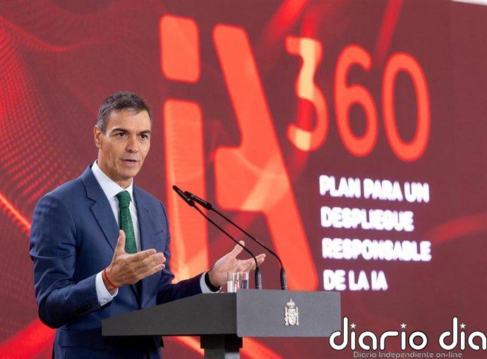 Sánchez anuncia un bono de 600 millones para que pymes y autónomos incorporen la IA