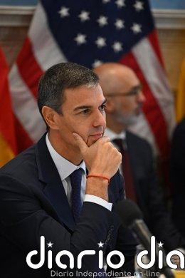Sánchez resalta el vínculo entre España y EEUU: "Es más sólido que el acero del puente de Brooklyn"