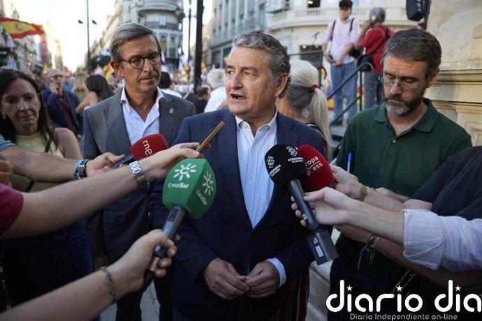 Sanz destaca que Andalucía "no ha fallado a Ceuta" frente al "error mayúsculo" del PSOE: "Hoy no se va contra nadie"