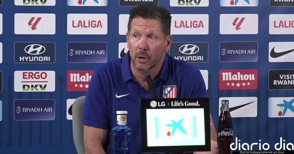 Simeone: “Su transición es aún mejor que la nuestra, tenemos que limitar las pérdidas”