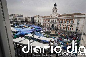 Sindicatos de Policía apuntan al delegado del Gobierno por permitir la acampada antidesahucios en la Puerta del Sol