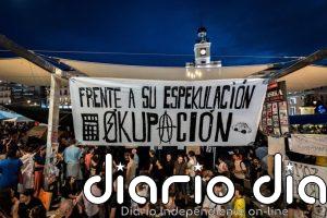 Sindicatos de vivienda cortan diversos puntos de Barcelona pidiendo 'el decreto Maricarmen'