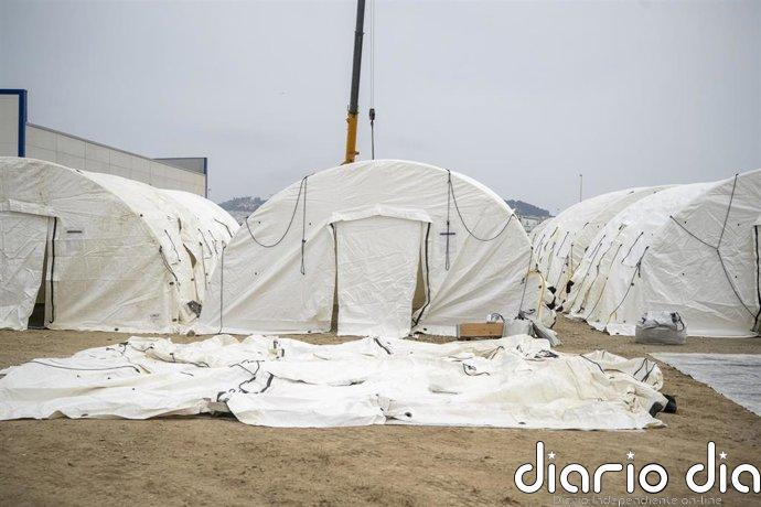 Torres dice que las carpas en el puerto de Ceuta son "temporales": "Cuanto antes los filiemos antes serán devueltos"