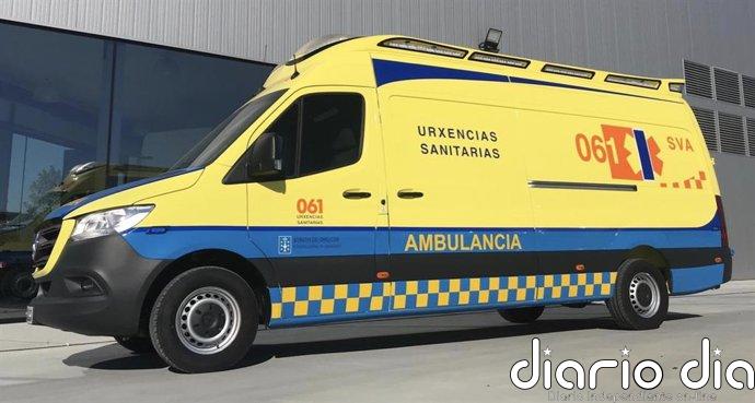 Trasladados una mujer y un niño tras un incendio en una vivienda en Vigo