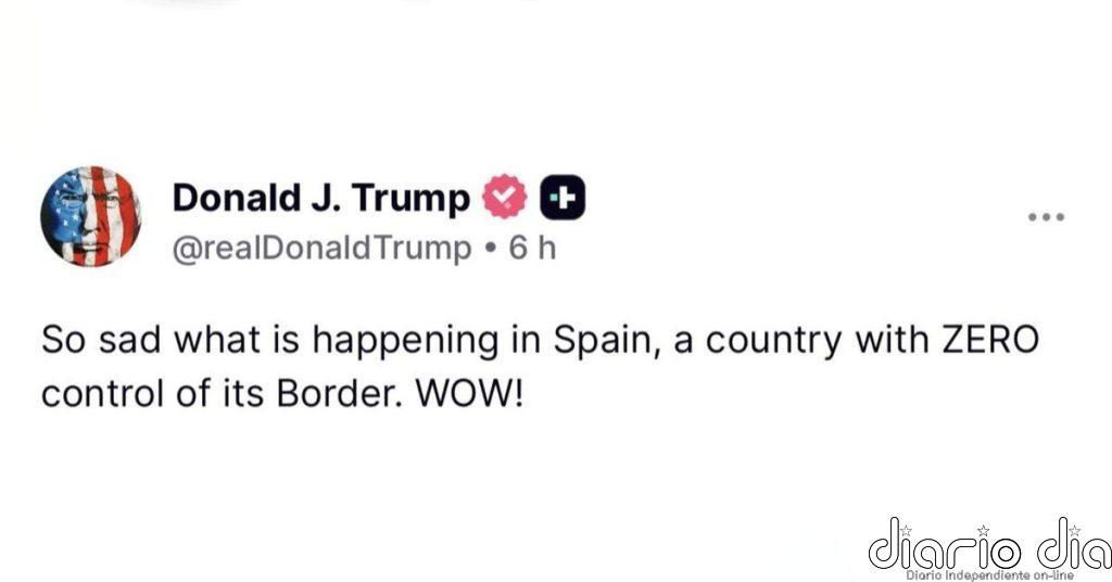 Trump lamenta la situación en Ceuta y que España sea "un país con 'cero' control de su frontera'