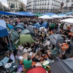 Última hora de la acampada en Puerta del Sol por la crisis de la vivienda, en directo: protestas y movilizaciones
