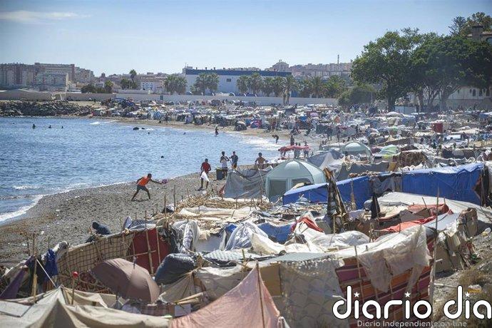 Última hora de la crisis migratoria en Ceuta 2026, en directo: Marruecos, campamentos y situación de los migrantes