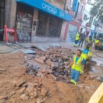 Una avería en una tubería de agua afecta a varios barrios de Palma desde esta mañana