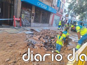 Una avería en una tubería de agua afecta a varios barrios de Palma desde esta mañana