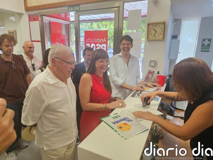 Victoria Fernández oficializa su precandidatura a las primarias del PSOE para la Alcaldía de Córdoba