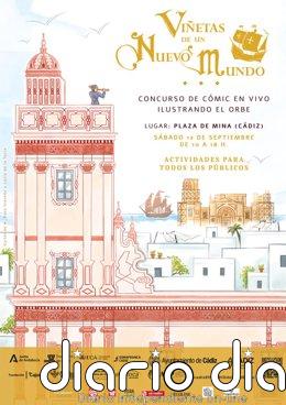 'Viñetas de un Nuevo Mundo' llevará el cómic y la ilustración a la plaza de Mina de Cádiz el 12 de septiembre