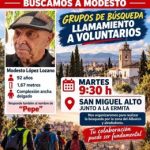 Voluntarios realizarán este martes una búsqueda organizada del hombre de 92 años desaparecido en el Albaicín, en Granada