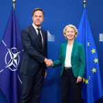 Von der Leyen y Rutte respaldan a Alemania y amenazan a Rusia con "más presión" ante el ataque en Leipzig