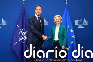 Von der Leyen y Rutte respaldan a Alemania y amenazan a Rusia con "más presión" ante el ataque en Leipzig