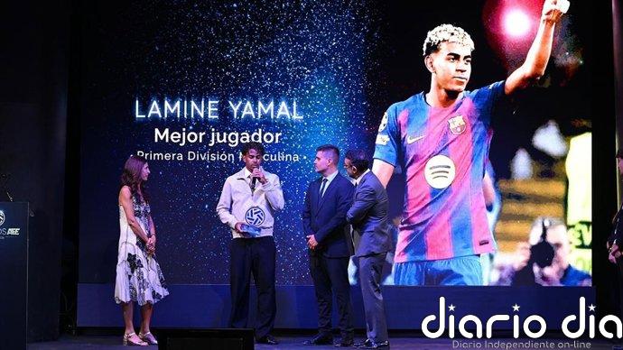 Yamal, Guijarro, la campeona del mundo, Morata y Cazorla, entre los premiados en la Gala de los V Premios AFE