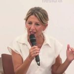 Yolanda Díaz: "Bienvenida la acampada de Sol, que se movilicen mucho y más"