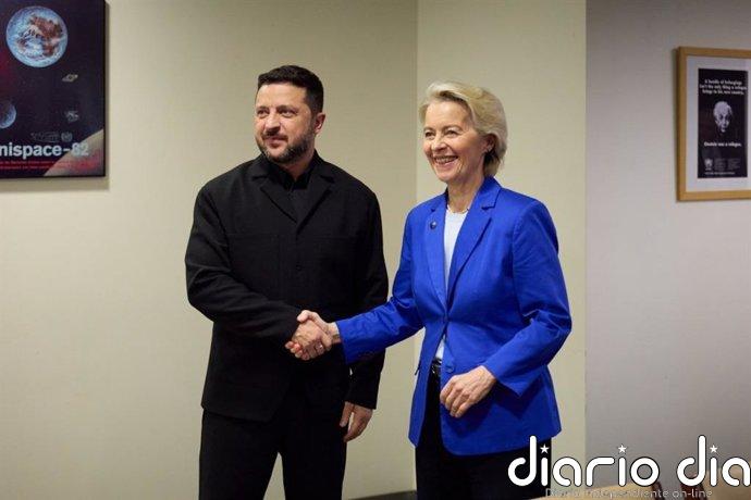 Zelenski y Von der Leyen discuten nuevas vías de apoyo financiero y de defensa para Ucrania